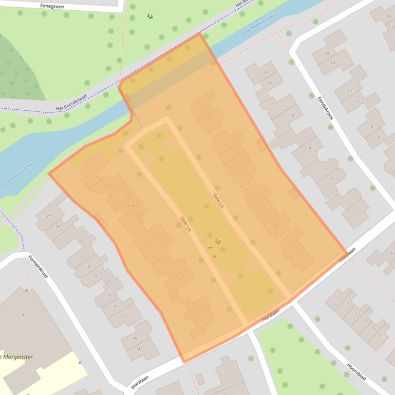 Kaart van postcodegebied 7772MN.