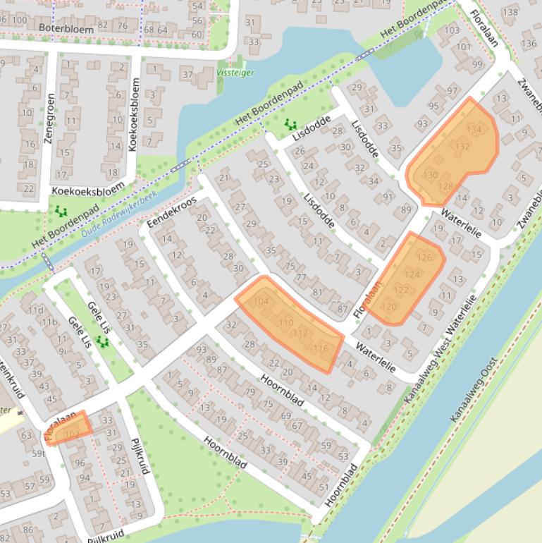 Kaart van postcodegebied 7772MZ.