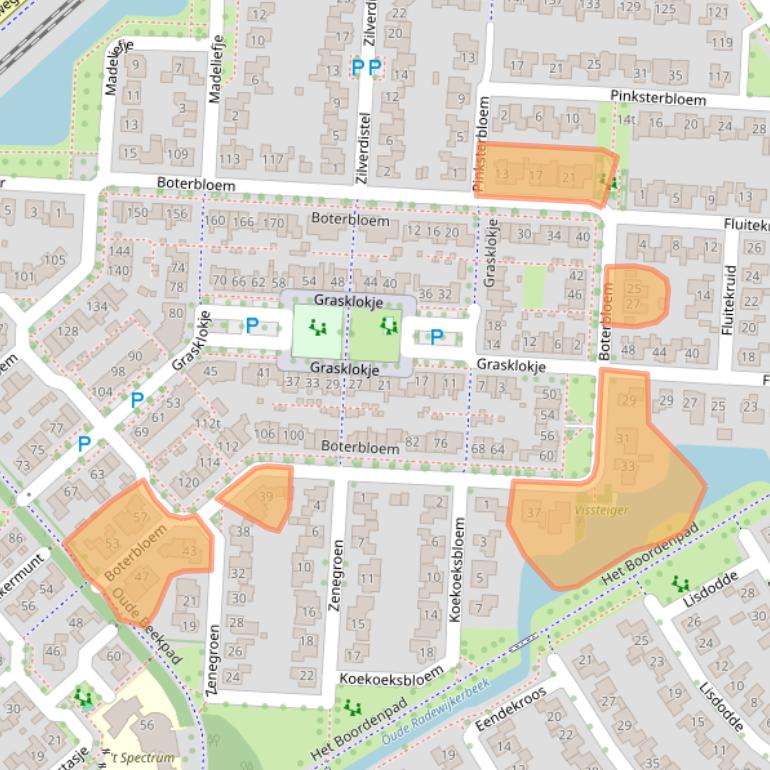 Kaart van postcodegebied 7772NA.