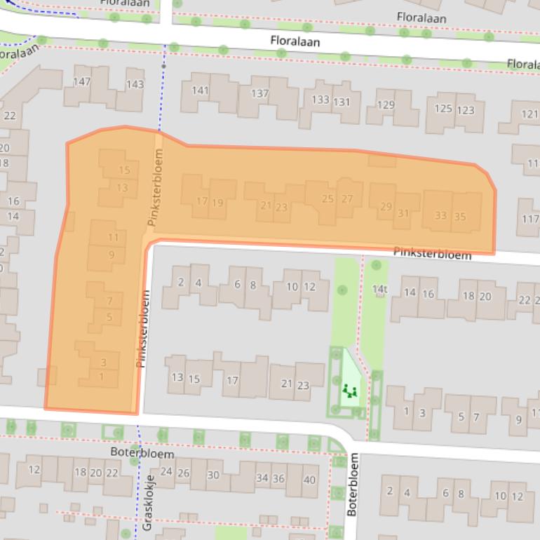 Kaart van postcodegebied 7772NK.