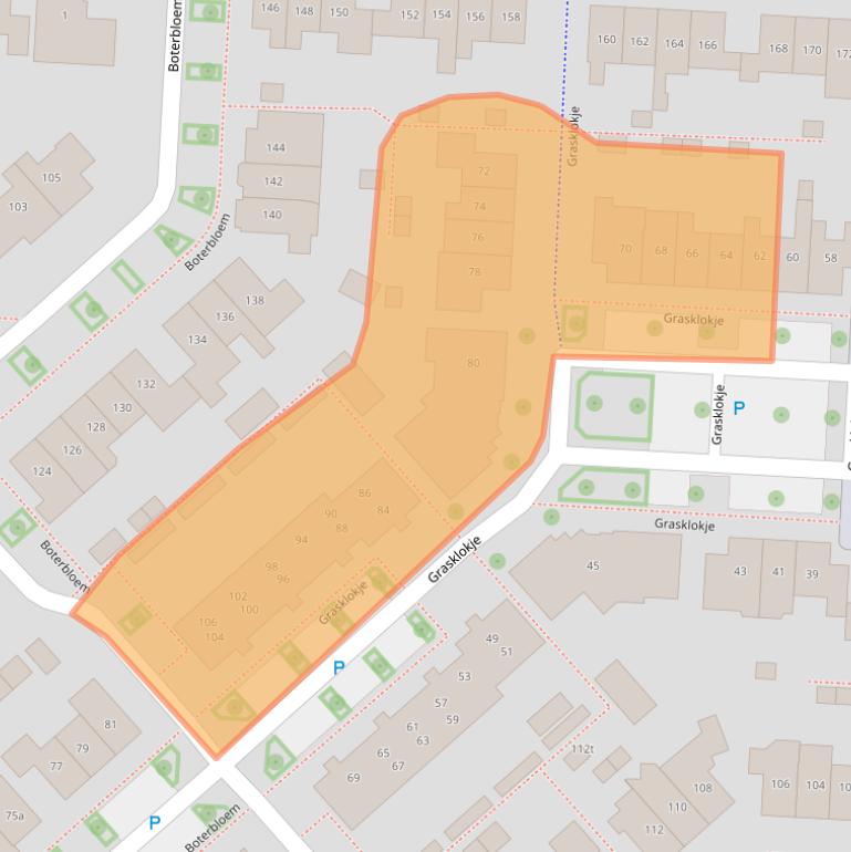 Kaart van postcodegebied 7772NR.