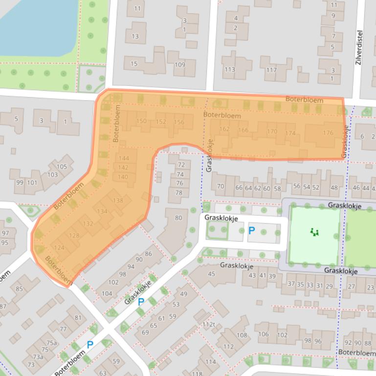 Kaart van postcodegebied 7772NS.