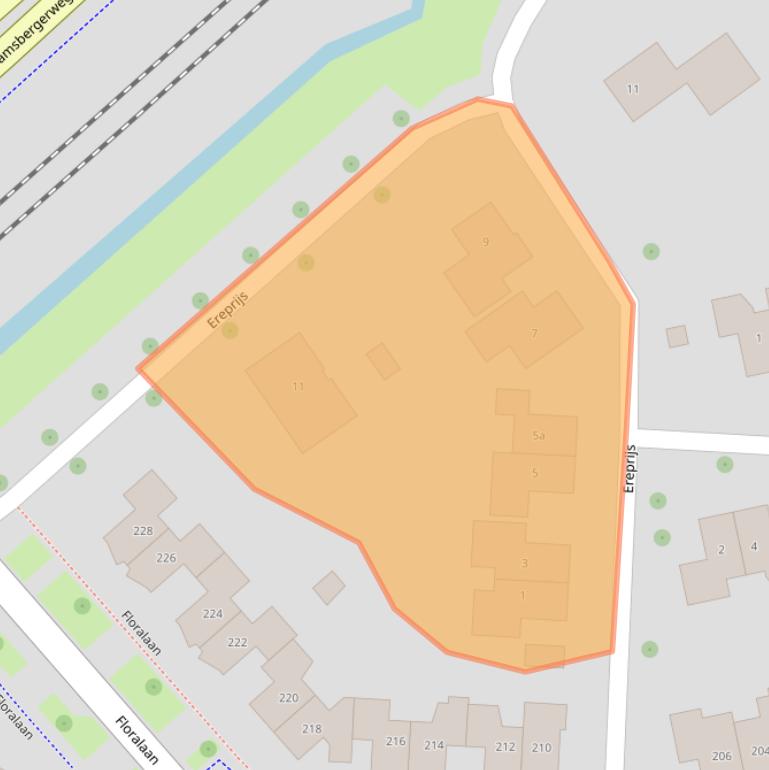 Kaart van postcodegebied 7772NT.