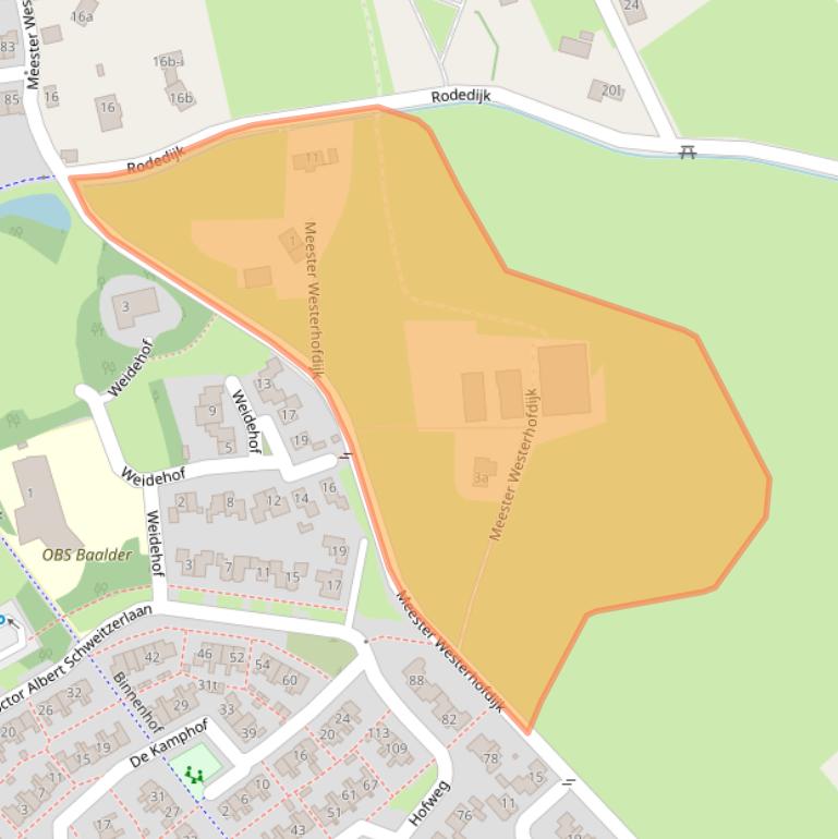 Kaart van postcodegebied 7772PG.