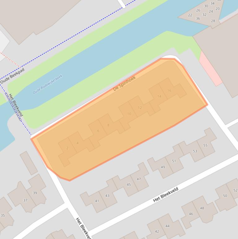 Kaart van postcodegebied 7772PX.