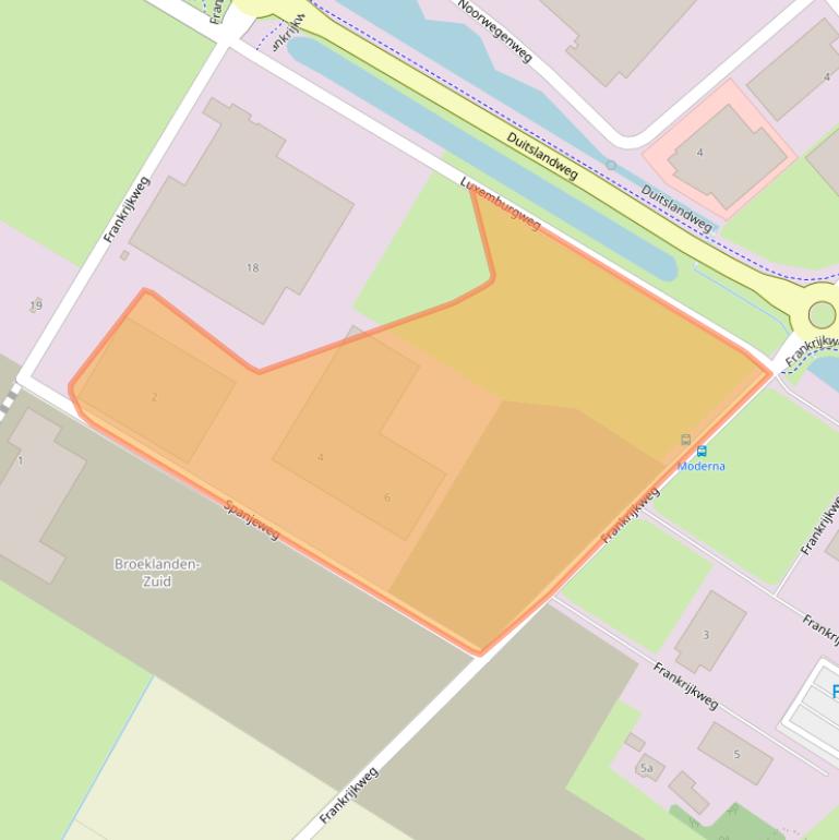 Kaart van postcodegebied 7772TL.