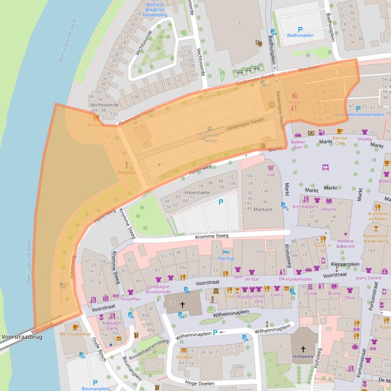 Kaart van postcodegebied 7772VD.