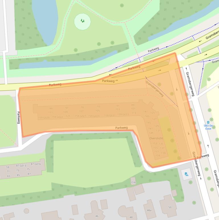 Kaart van postcodegebied 7772XS.