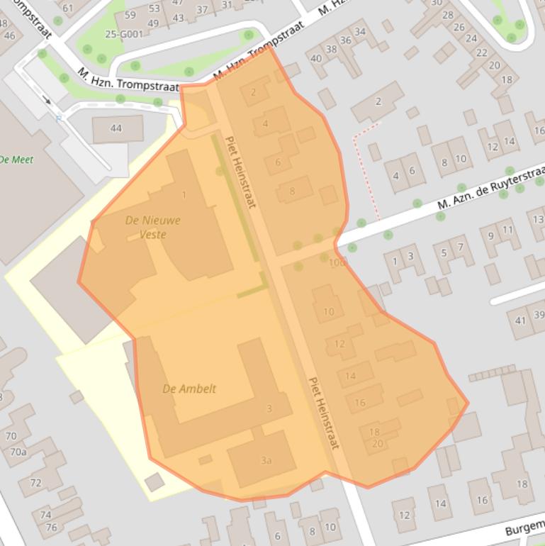 Kaart van postcodegebied 7772ZJ.