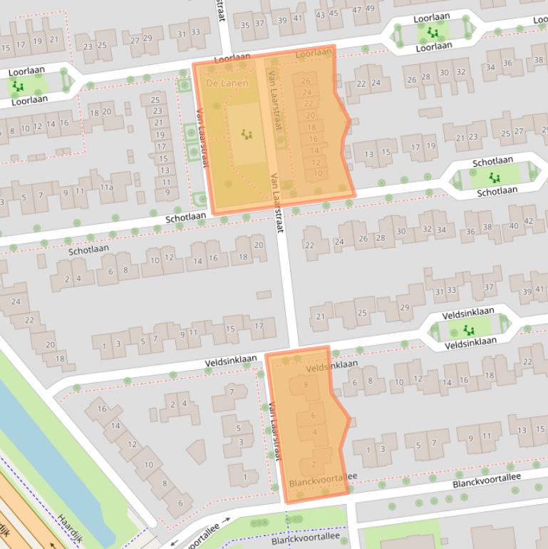 Kaart van postcodegebied 7773AD.