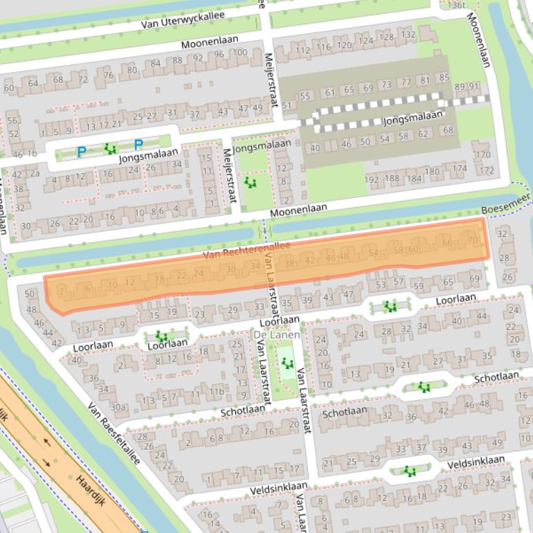 Kaart van postcodegebied 7773AN.