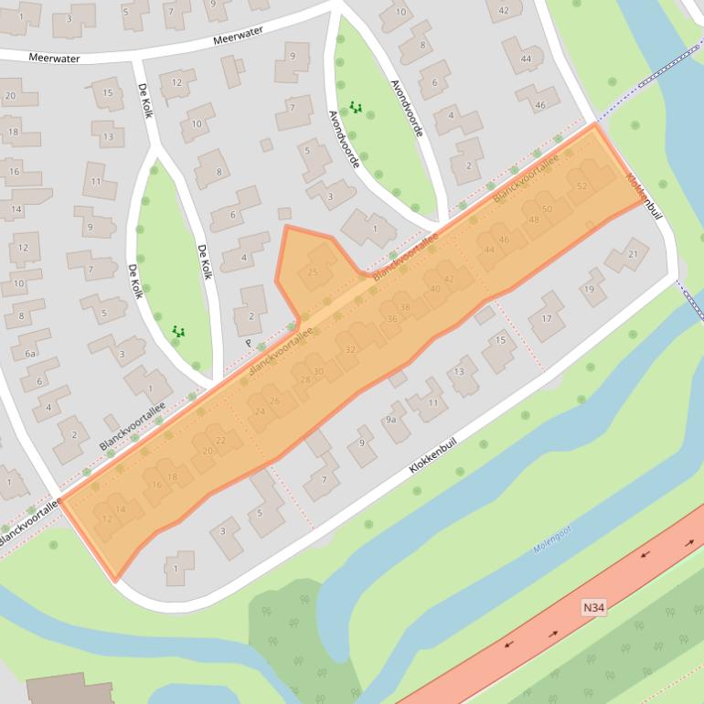 Kaart van postcodegebied 7773AT.