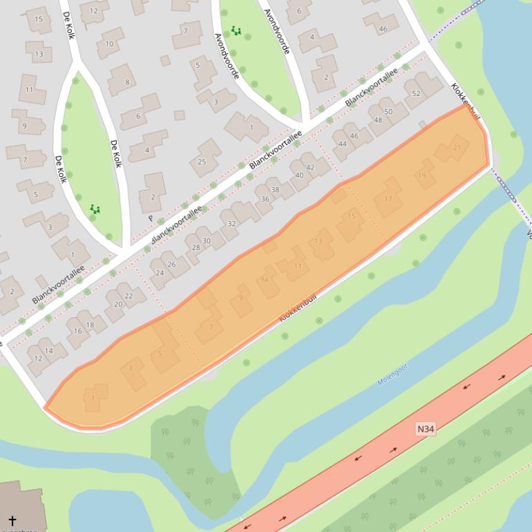 Kaart van postcodegebied 7773AW.