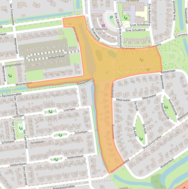 Kaart van postcodegebied 7773AX.
