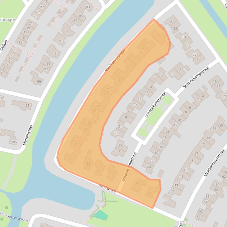 Kaart van postcodegebied 7773CW.