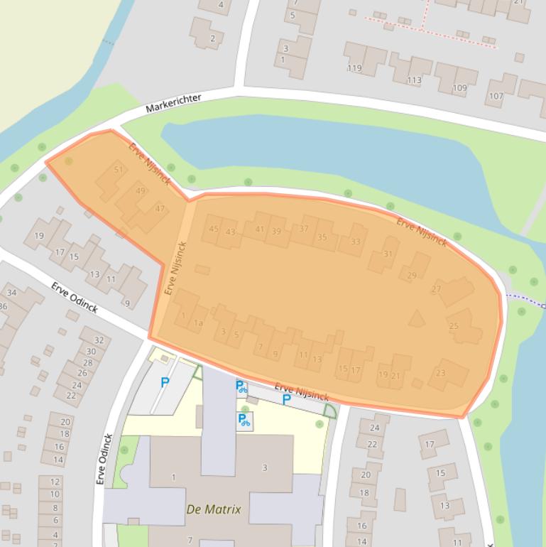 Kaart van postcodegebied 7773DH.