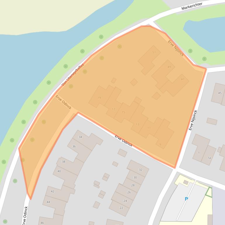 Kaart van postcodegebied 7773DJ.