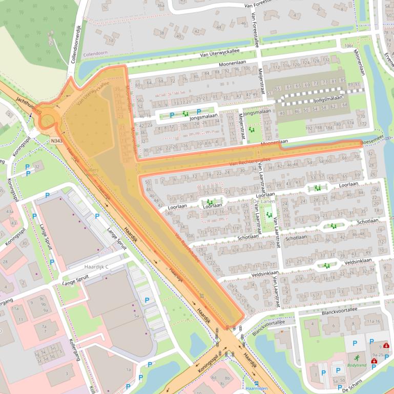 Kaart van postcodegebied 7773DS.