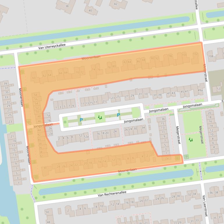 Kaart van postcodegebied 7773DT.