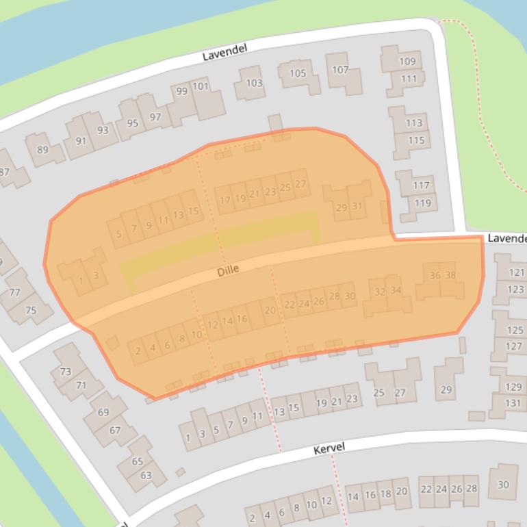 Kaart van postcodegebied 7773EE.