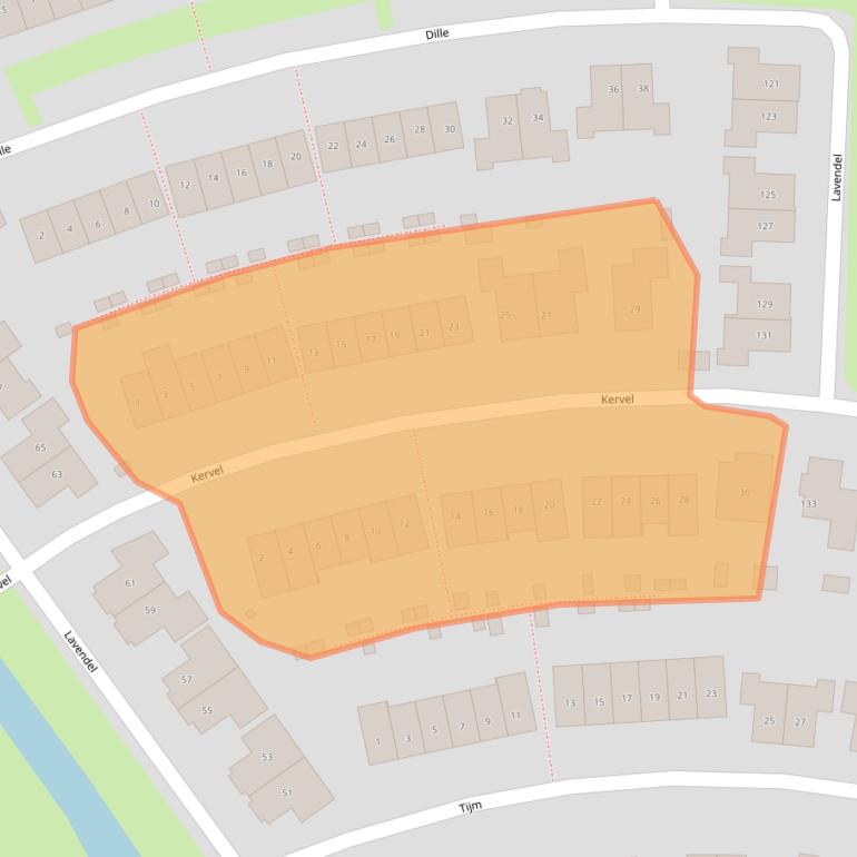 Kaart van postcodegebied 7773EG.