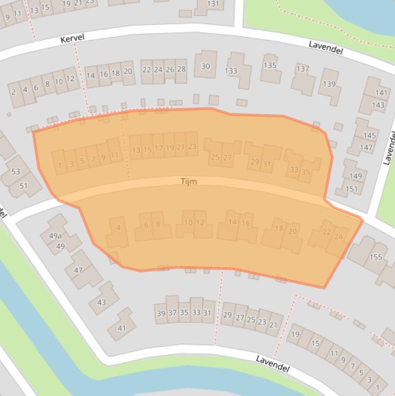 Kaart van postcodegebied 7773EH.