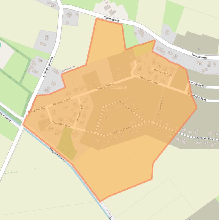 Kaart van postcodegebied 7773GZ.