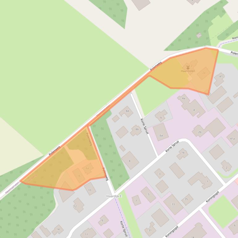 Kaart van postcodegebied 7773NB.