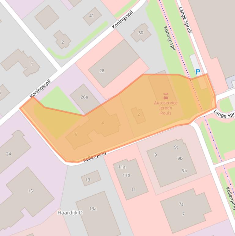 Kaart van postcodegebied 7773NH.