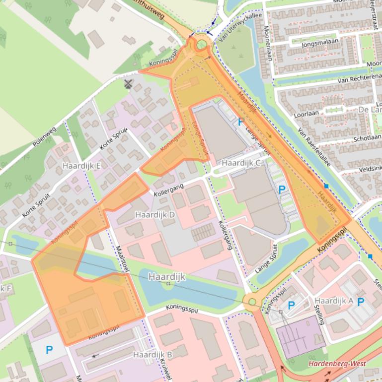 Kaart van postcodegebied 7773NK.