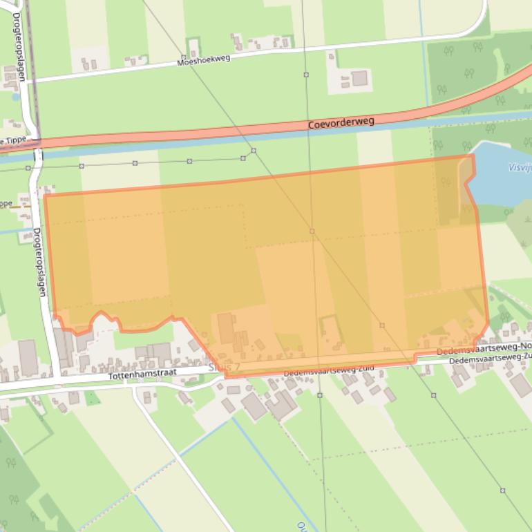 Kaart van postcodegebied 7775AG.