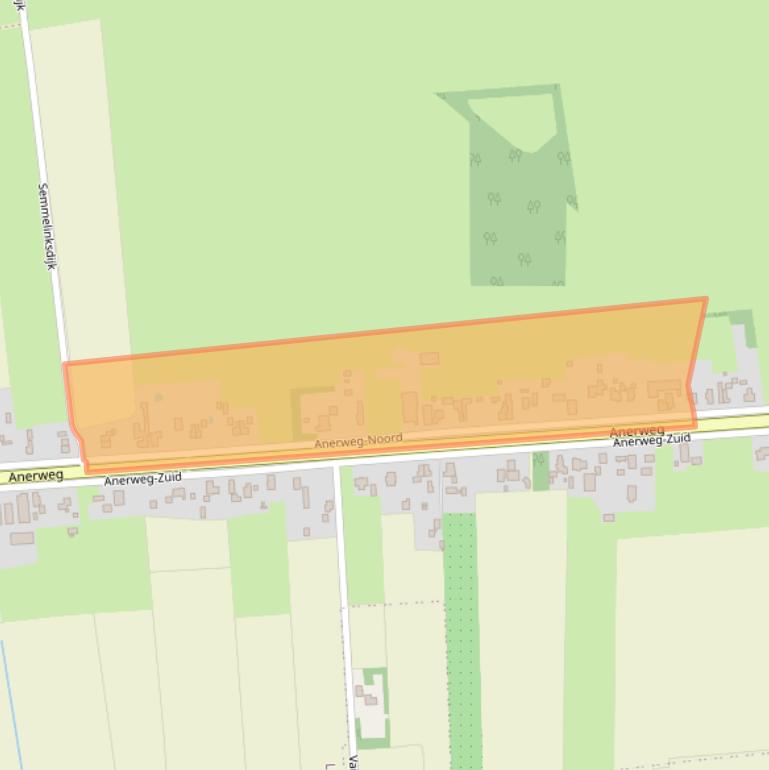 Kaart van postcodegebied 7775AV.