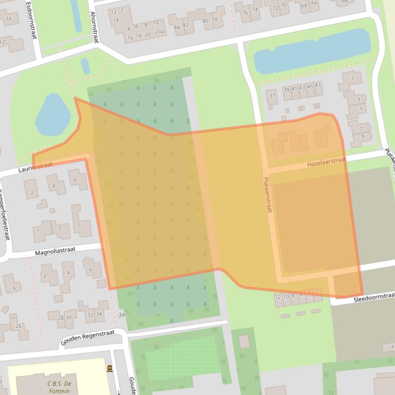 Kaart van postcodegebied 7775BV.