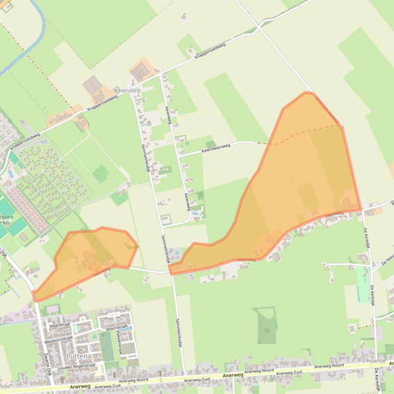 Kaart van postcodegebied 7775PE.