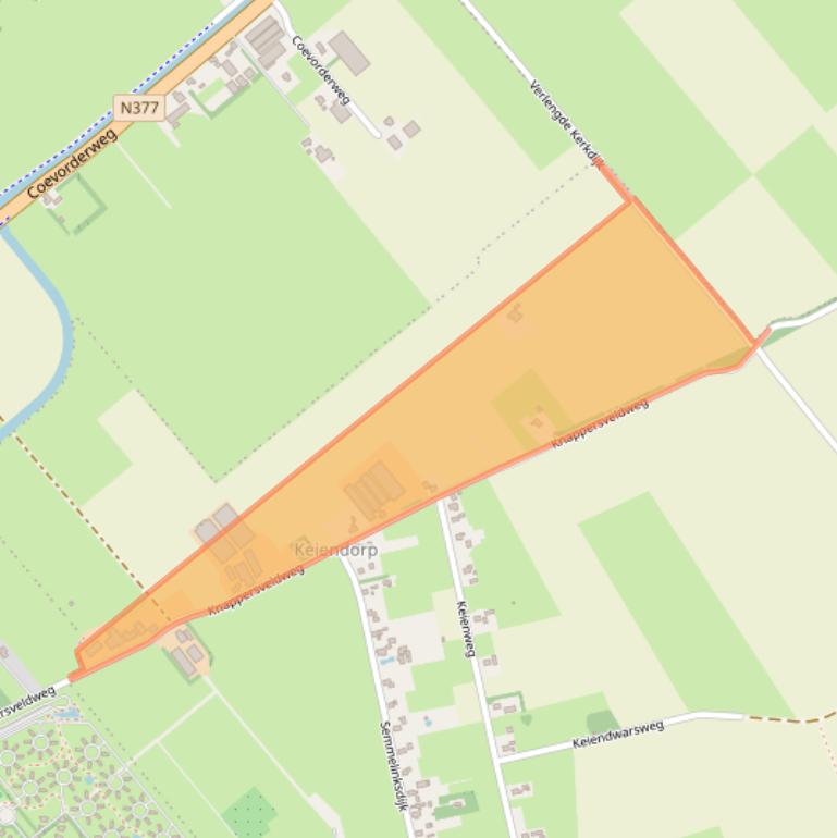 Kaart van postcodegebied 7775PL.