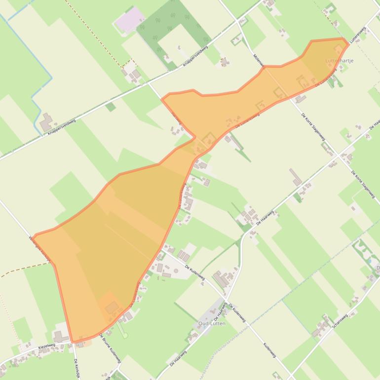 Kaart van postcodegebied 7775PP.