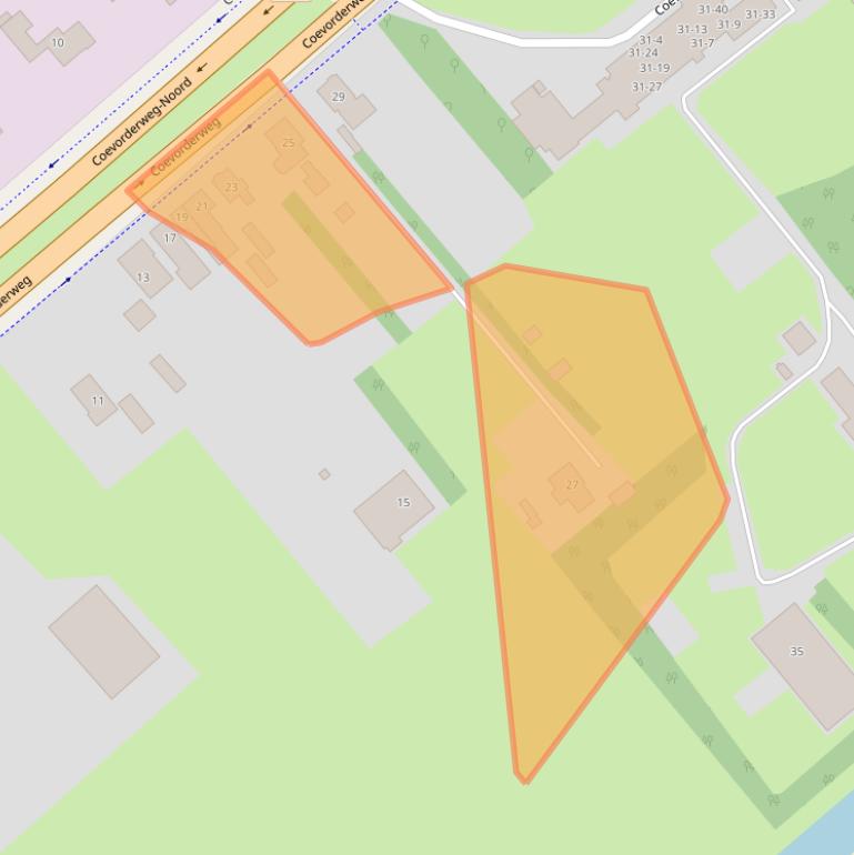 Kaart van postcodegebied 7776AB.