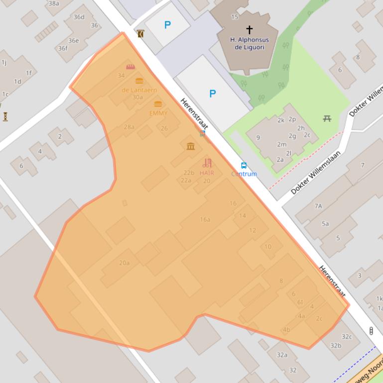 Kaart van postcodegebied 7776AJ.