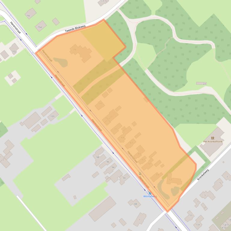 Kaart van postcodegebied 7776AM.