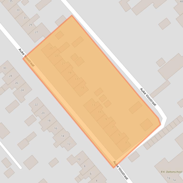 Kaart van postcodegebied 7776AR.