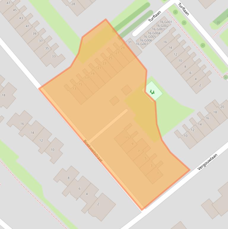 Kaart van postcodegebied 7776BG.