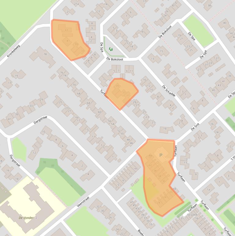 Kaart van postcodegebied 7776BK.