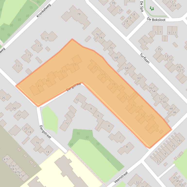 Kaart van postcodegebied 7776BM.