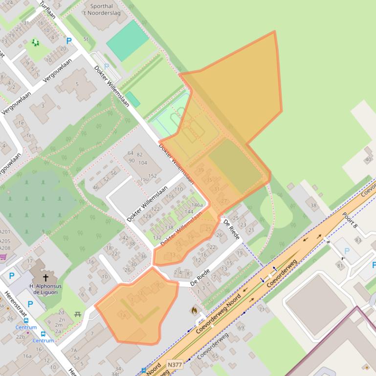 Kaart van postcodegebied 7776CE.