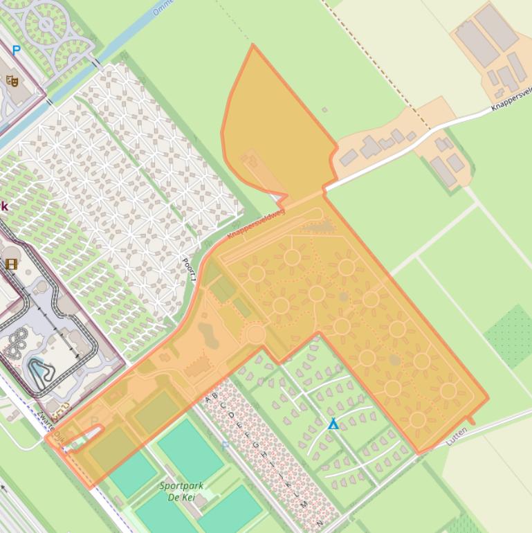 Kaart van postcodegebied 7776PA.