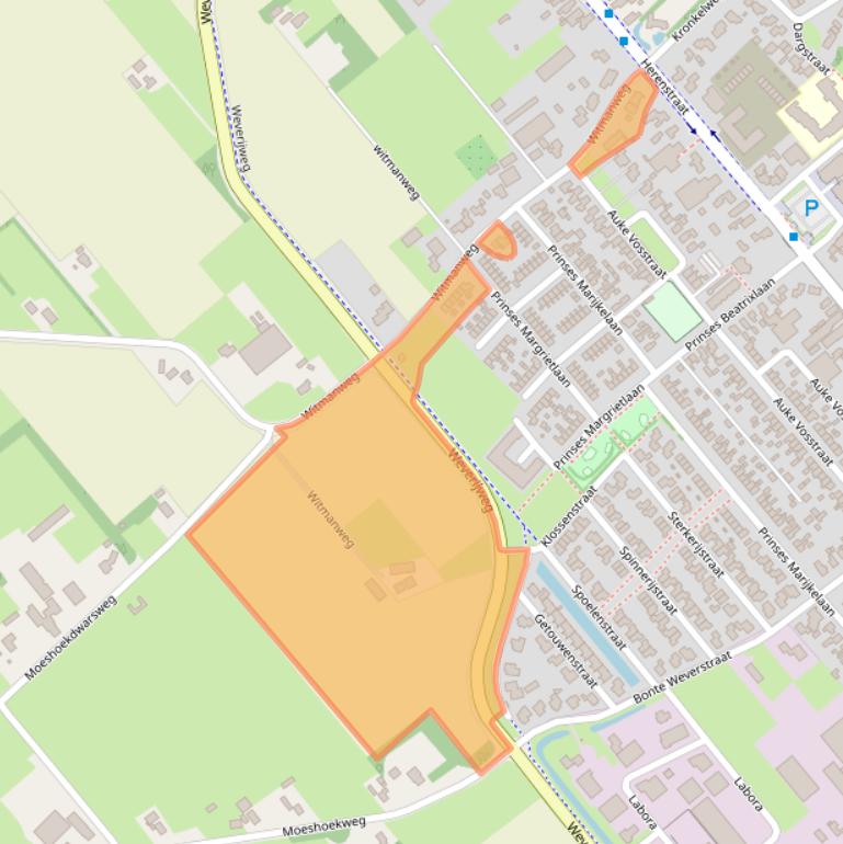 Kaart van postcodegebied 7776SG.