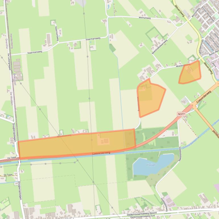 Kaart van postcodegebied 7776SN.