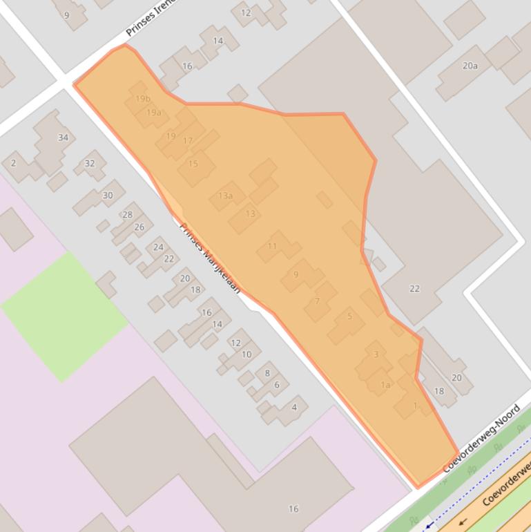 Kaart van postcodegebied 7776XA.