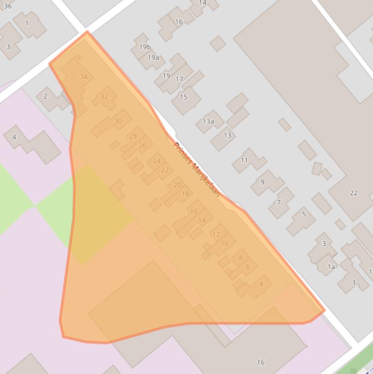 Kaart van postcodegebied 7776XE.