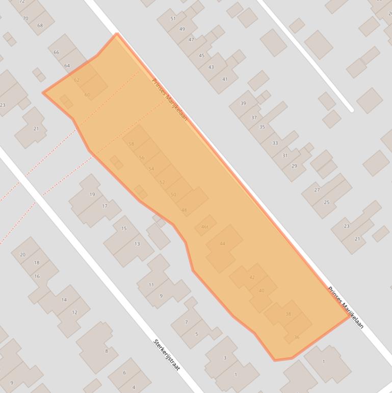 Kaart van postcodegebied 7776XG.